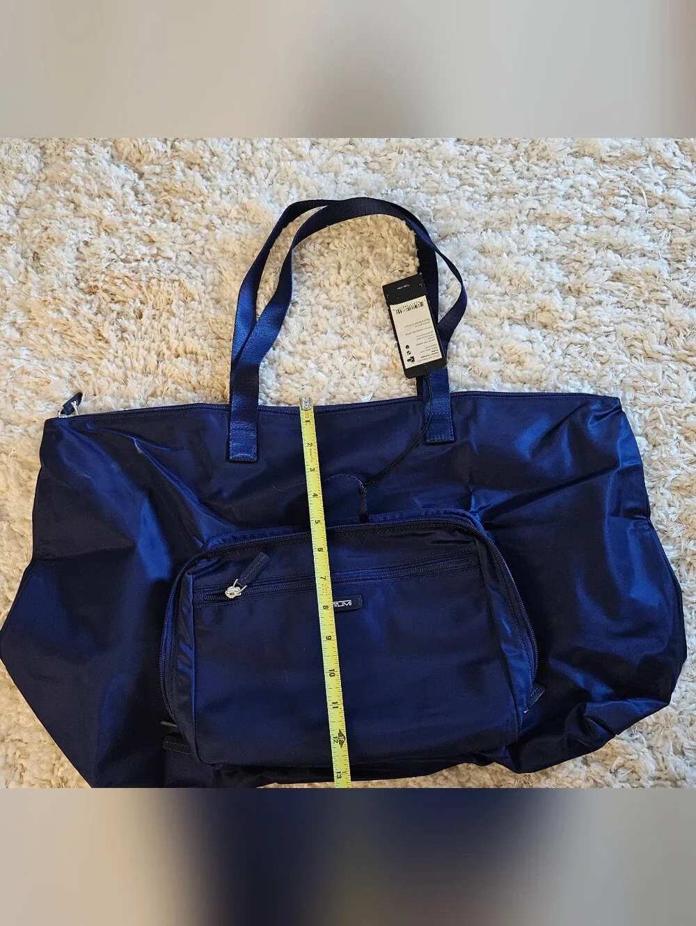 NWT Tumi Packable Denton Tote Bag in Blue